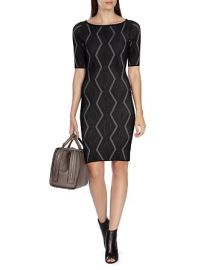 KAREN MILLEN Zigzag Bandage Dress at Bloomingdales