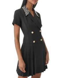 KARL LAGERFELD PARIS Collared Pleated Blazer Dress Bloomingdales at Bloomingdales