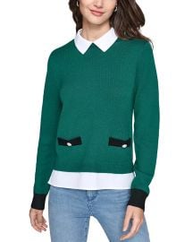 KARL LAGERFELD PARIS Crewneck Sweater Bloomingdales at Bloomingdales