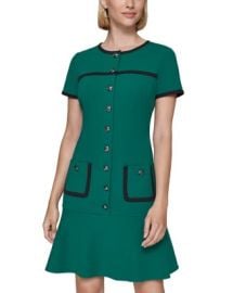 KARL LAGERFELD PARIS Scuba Crepe Dress Bloomingdales at Bloomingdales