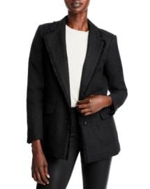 KARL LAGERFELD PARIS Tweed Blazer Bloomingdales at Bloomingdales