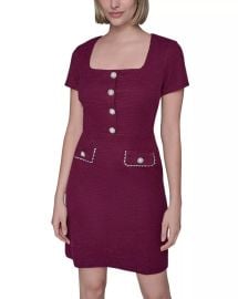 KARL LAGERFELD PARIS Tweed Sheath Dress Bloomingdale39s at Bloomingdales