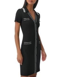 KARL LAGERFELD PARIS Variegated Ribbed Dress Bloomingdales at Bloomingdales