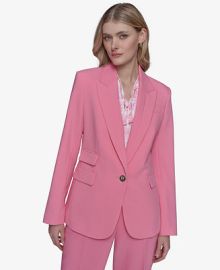 KARL LAGERFELD PARIS Women39s Single-Button Blazer - Macy39s at Macys