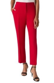 KASPER Hidden Fly Front Taffeta Pants at Nordstrom