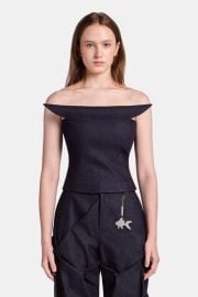 KATE BARTON Symmetrical Sculpted Denim Corset at Nordstrom