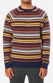KATIN Striped Sweater Polar Navy Color Mens Medium NWT eBay at eBay