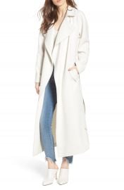 KENDALL   KYLIE Drape Trench Coat   Nordstrom at Nordstrom