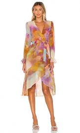 KENDALL   KYLIE Front Wrap Duster in Tie Dye from Revolve com at Revolve