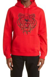 KENZO Menx27s Year of the Tiger Embroidered Logo Organic Cotton Hoodie at Nordstrom