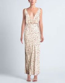 KHAITE Cream Womens Long Dress at Yoox