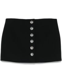 KHAITE Jaxon Miniskirt Black at Farfetch