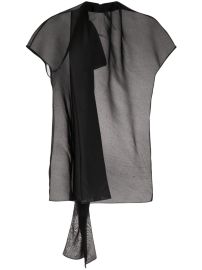 KHAITE Sheer Silk Blouse - Farfetch at Farfetch