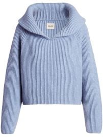 KHAITE The Raisa Shawl Sweater - at Farfetch