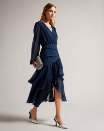 KIALI - DK-BLUE Midi Dresses Ted Baker US at Ted Baker