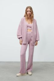 KNIT SWEATER - Mauve   United States at Zara