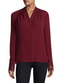 KOBI HALPERIN - Maura Silk Blouse at Saks Fifth Avenue