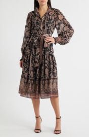KOBI HALPERIN Moses Mixed Print Long Sleeve Dress at Nordstrom