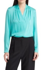 KOBI HALPERIN Nellie Stretch Silk Georgette Top at Nordstrom