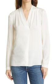 KOBI HALPERIN Nellie Stretch Silk Georgette Top at Nordstrom