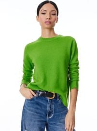 KRAVIT CREWNECK SWEATER at Alice + Olivia