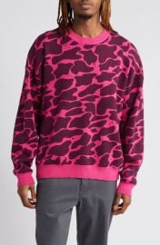KROST Abstract Jacquard Cotton Sweater at Nordstrom