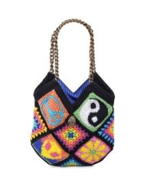 KURT GEIGER LONDON Kensington Crocheted Hobo Tote Bag Bloomingdales at Bloomingdales