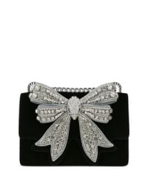 KURT GEIGER LONDON Shoreditch Small Rhinestone Bow Crossbody Bloomingdales at Bloomingdales