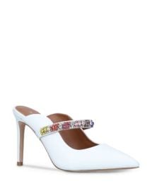 KURT GEIGER LONDON Womens Duke Pointed Toe Rainbow Crystal High Heel Mules   Bloomingdales at Bloomingdales