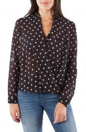 KUT From The Kloth Imani Faux Wrap Top   Nordstrom at Nordstrom