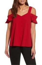 KUT from the Cloth Erika Cold Shoulder Top at Nordstrom