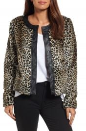 KUT from the Kloth Courtney Faux Leopard Fur Jacket at Nordstrom