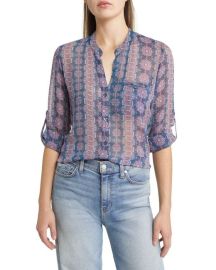 KUT from the Kloth Jasmine Top in Potenza Light Coral Size X-Small at Nordstrom