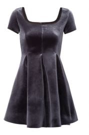 Kachette Velvet Dress at Maje