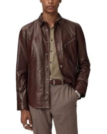 Kadd Leather Shirt at Bloomingdales