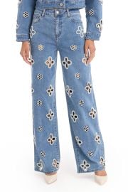 Kaia Pearl High Rise Jean - Medium Blue The Noli Shop at The Noli Shop