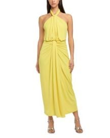 Kaily Twist Halter Midi Dress at Bloomingdales