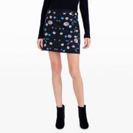 Kalani Embroidered Skirt at Club Monaco