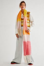 Kaleidoscope Color Block Scarf at Free People