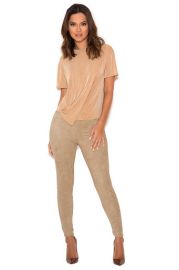 Kaman Suede Leggings by House of CB at House of CB