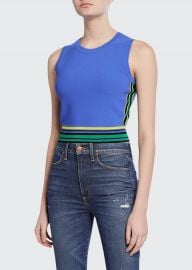 Kamari Sleeveless Top with Striped Panels by Diane Von Furstenberg at Bergdorf Goodman