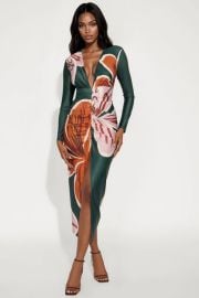 Kamille Maxi Dress - Greencombo Fashion Nova at Fashion Nova