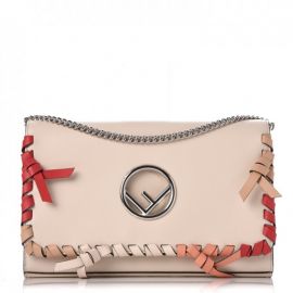 Kan Whipstitch Leather Shoulder Bag by Fendi at Fashionphile