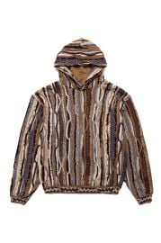 Kapital 7G Knit GAUDY Hood Sweater - Gold Brown BLUE IN GREEN SOHO at Blue in Green