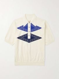 Kapital Jacquard Knit Polo Shirt at Mr Porter