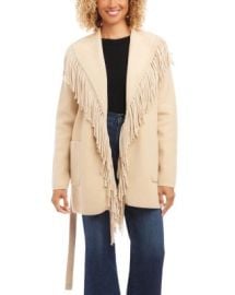 Karen Kane Belted Fringe Jacket Bloomingdales at Bloomingdales