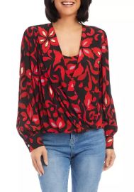 Karen Kane Drape Front Top at Belk