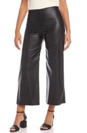 Karen Kane Faux Leather Crop Pants at Nordstrom