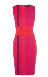 Karen Millen Colourful Stripe Panelled Dress  at Karen Millen