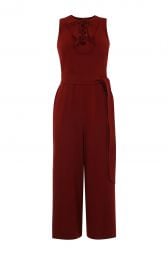 WornOnTV: Amy’s red lace-up jumpsuit on Good Morning America | Amy ...